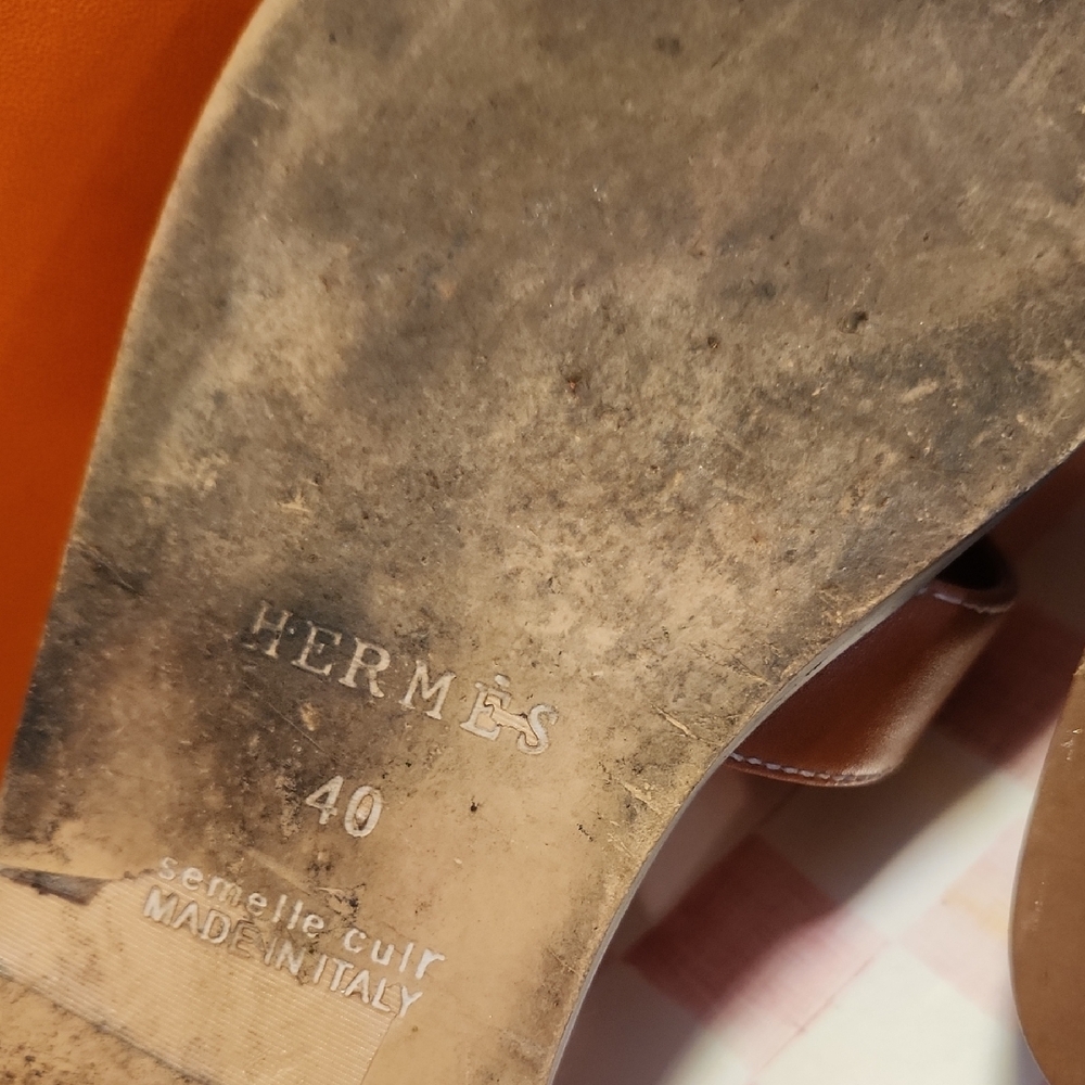 Hermès Oran Sandals - Authentic - EU 40 - US 9/9.5 - Picture 10 of 10